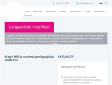 Tablet Screenshot of magic-hill.cz